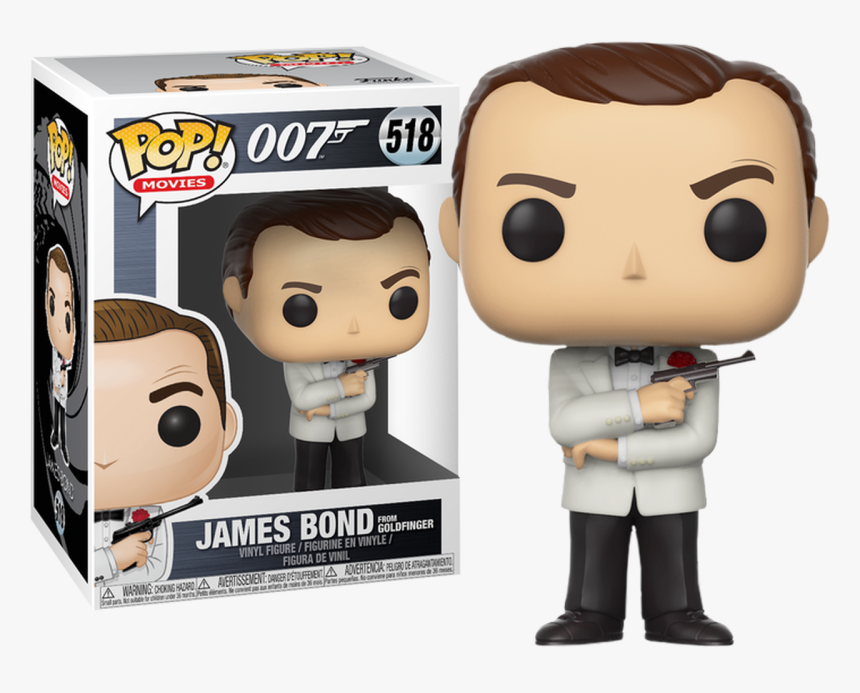 James Bond In White Tux Pop Vinyl Figure, HD Png Download, Free Download