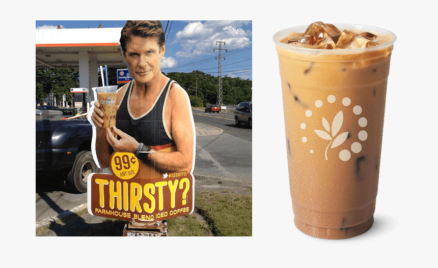 Transparent David Hasselhoff Png - Iced Coffee And Iced Tea, Png Download, Free Download