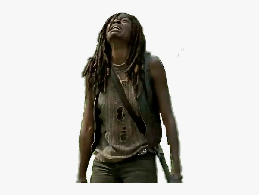 #twd Michonne - Walking Dead Michonne Morre, HD Png Download, Free Download