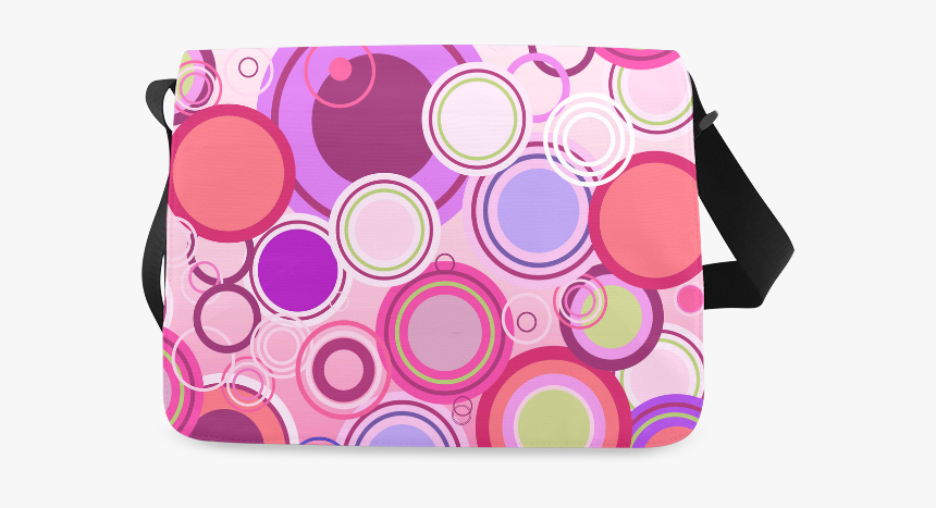 Pink Bubble Pop Messenger Bag - Shoulder Bag, HD Png Download, Free Download