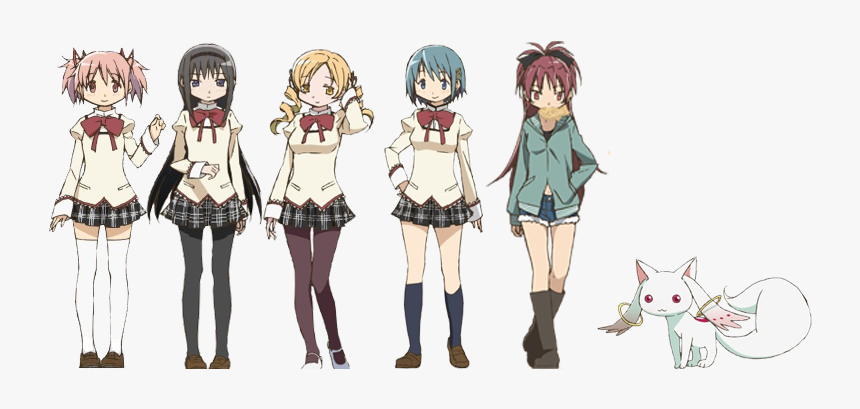 Image - Madoka Magica School Uniforms, HD Png Download, Free Download