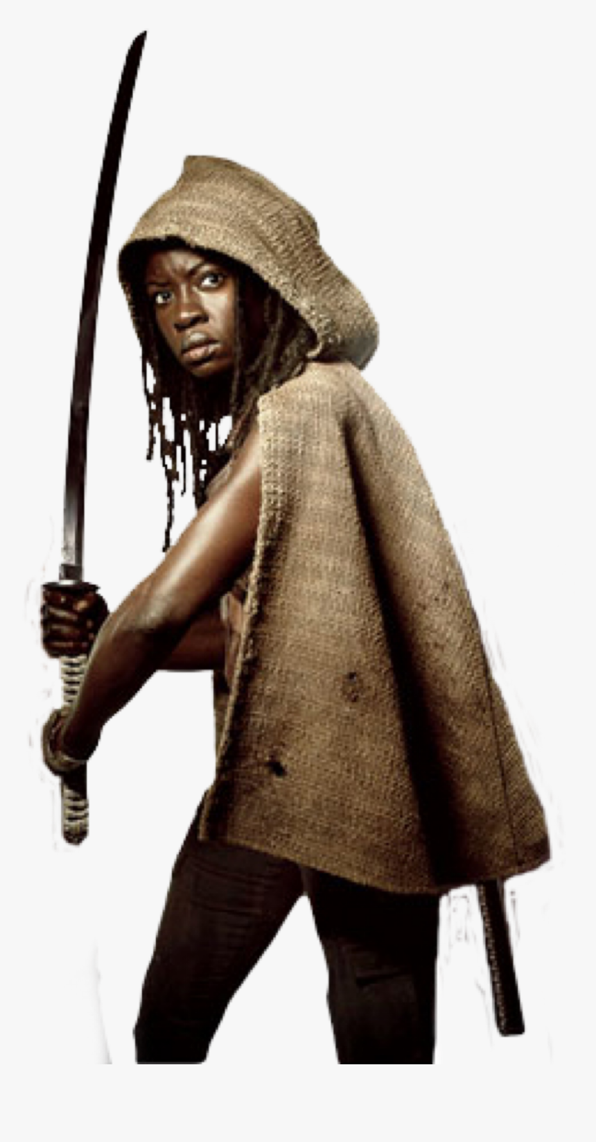 #michonne #twd #thewalkingdead #freetoedit - Walking Dead Michonne, HD Png Download, Free Download