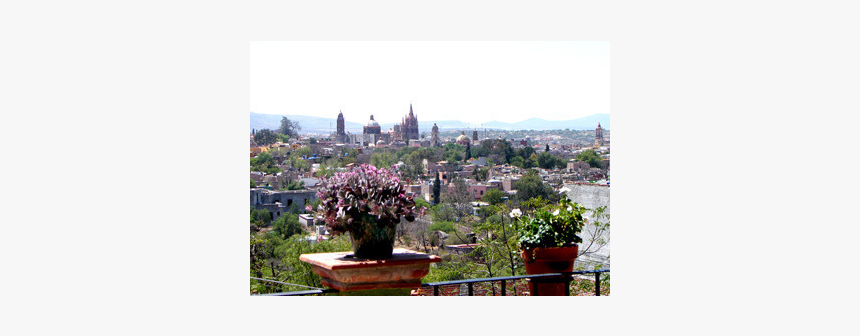 Beautiful Home In Colonial San Miguel De Allende Mexico - Flowerpot, HD Png Download, Free Download