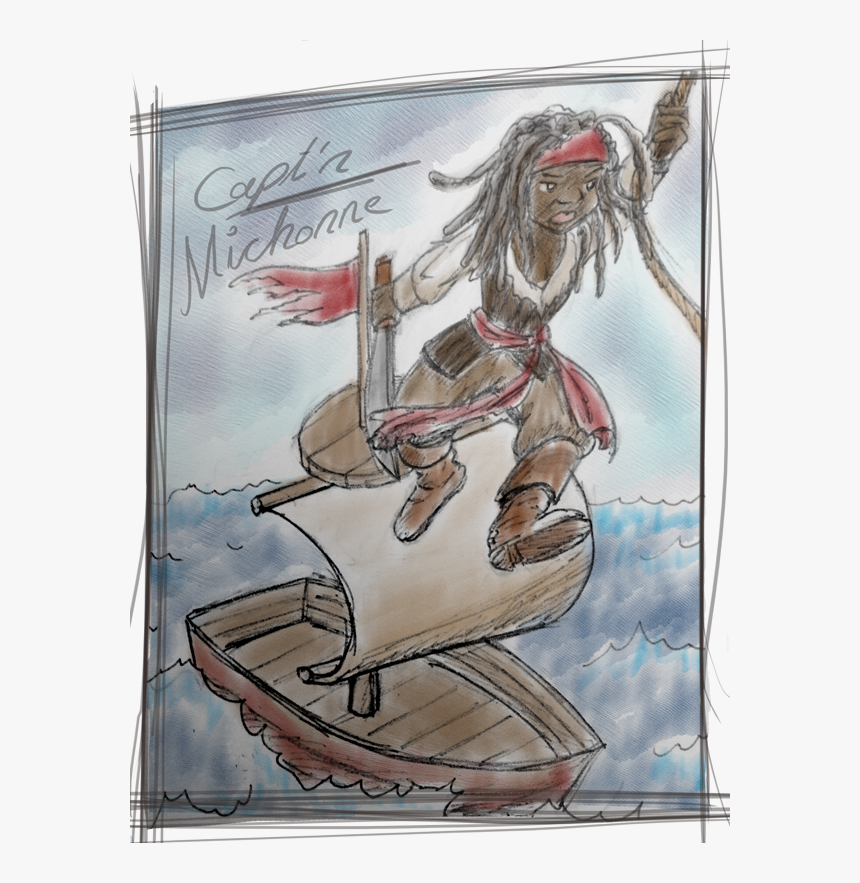 Michonne - Cartoon, HD Png Download, Free Download