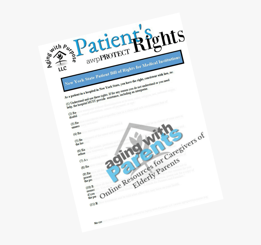 Nys Patients Bill Of Rights, HD Png Download, Free Download