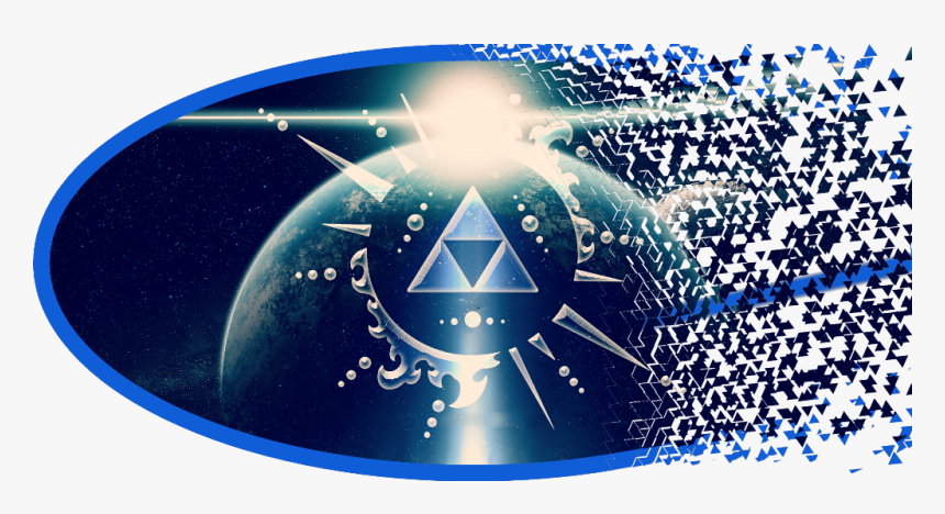 #triforce #zelda #blueandblack #fun - Wallpaper, HD Png Download, Free Download