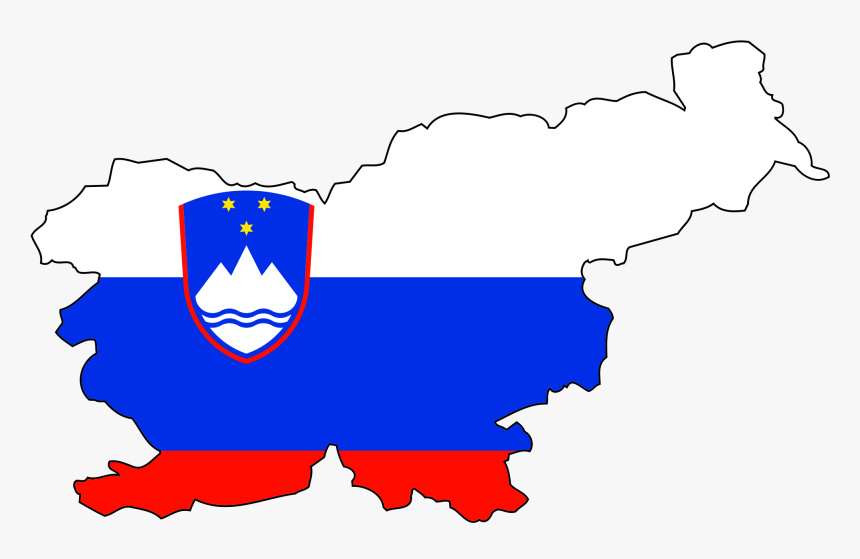 Waterfalls In Slovenia - Slovenia Flag In Country, HD Png Download, Free Download