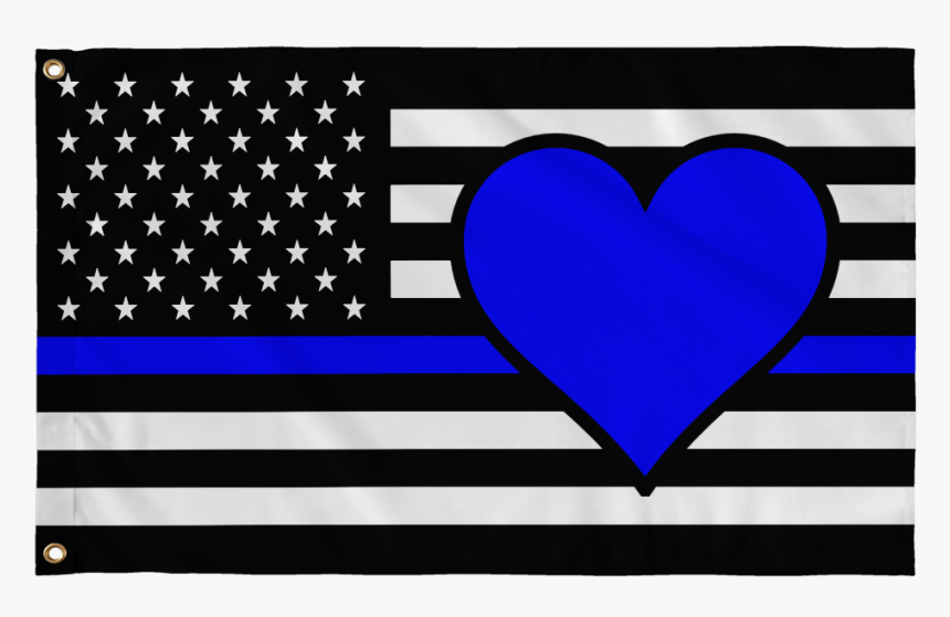 Thin Blue Line Spartan Flag, HD Png Download, Free Download