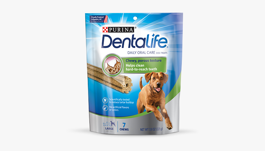 Large Daily Oral Care Dog Treats - Purina Dentalife Dog Treats, HD Png Download, Free Download