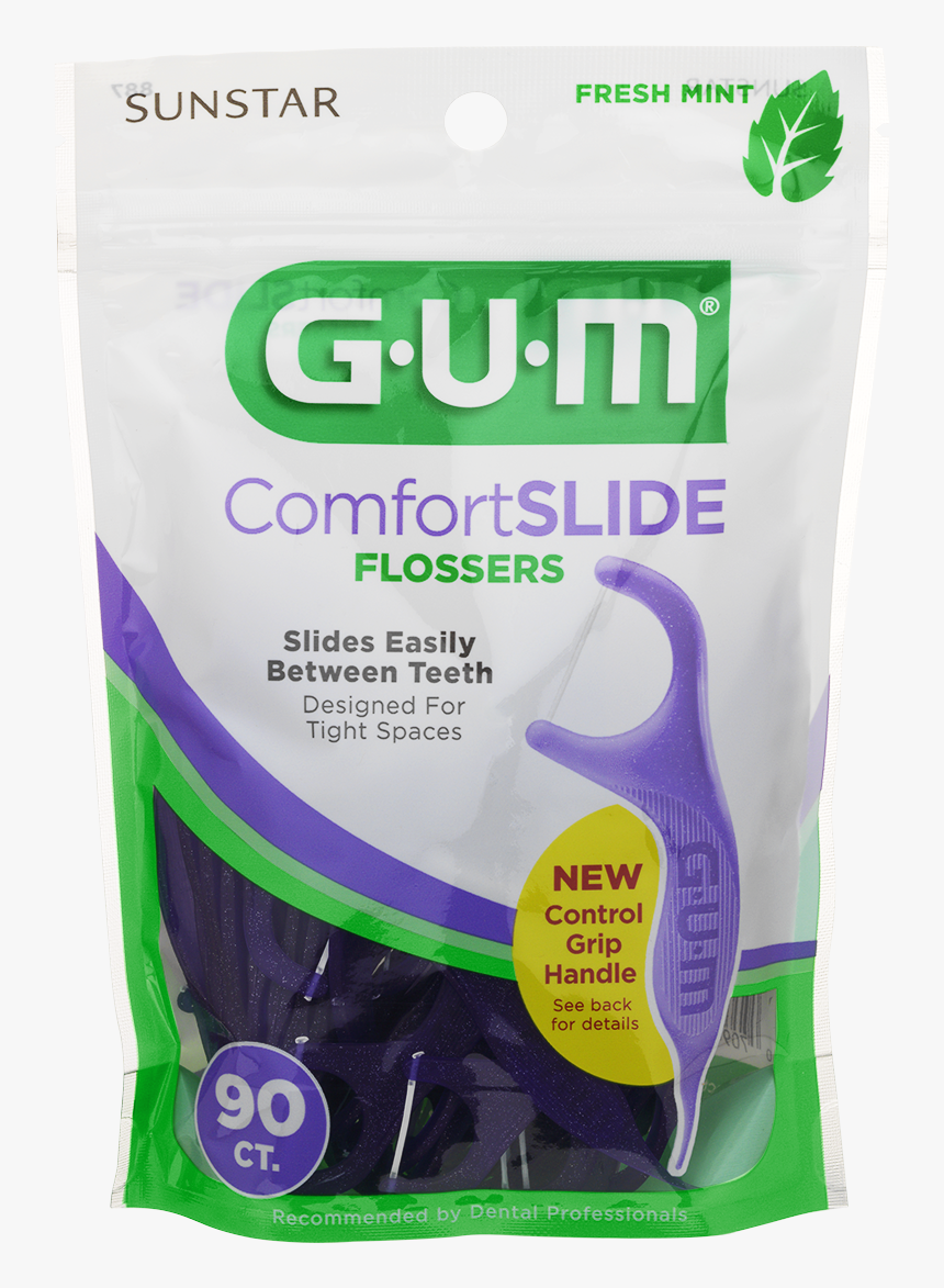 Gum® Comfort Slide Flossers, 90 Ct - Gum Comfort Slide Flossers, HD Png Download, Free Download