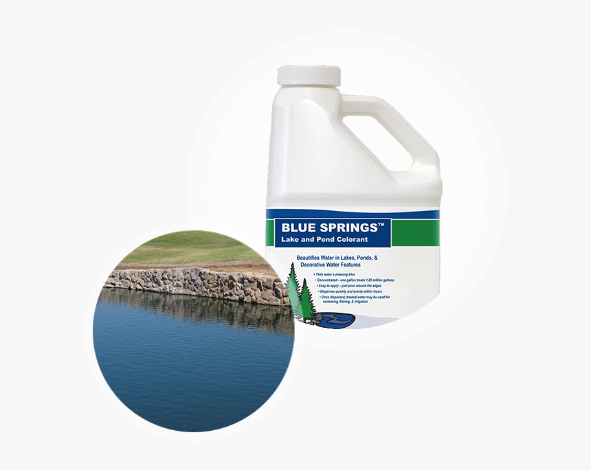 Blue Springs Lake And Pond Colorant Container With - Plastic Bottle, HD Png Download, Free Download