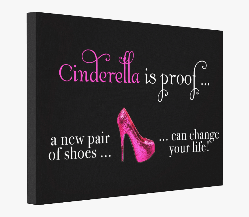 Cinderella Shoes Canvas - Basic Pump, HD Png Download, Free Download