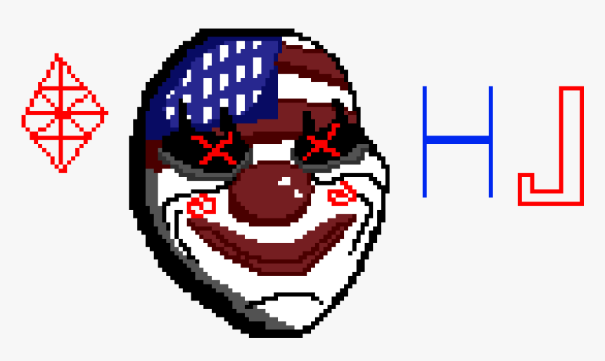 Payday 2 Pixel Art, HD Png Download, Free Download