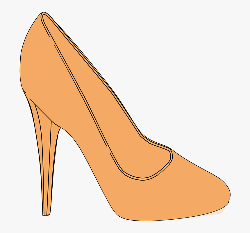 Shoe, High-heeled, Fashion, Footwear, Leather, Style - Ayakkabı Kolay Çizim Topuklu, HD Png Download, Free Download