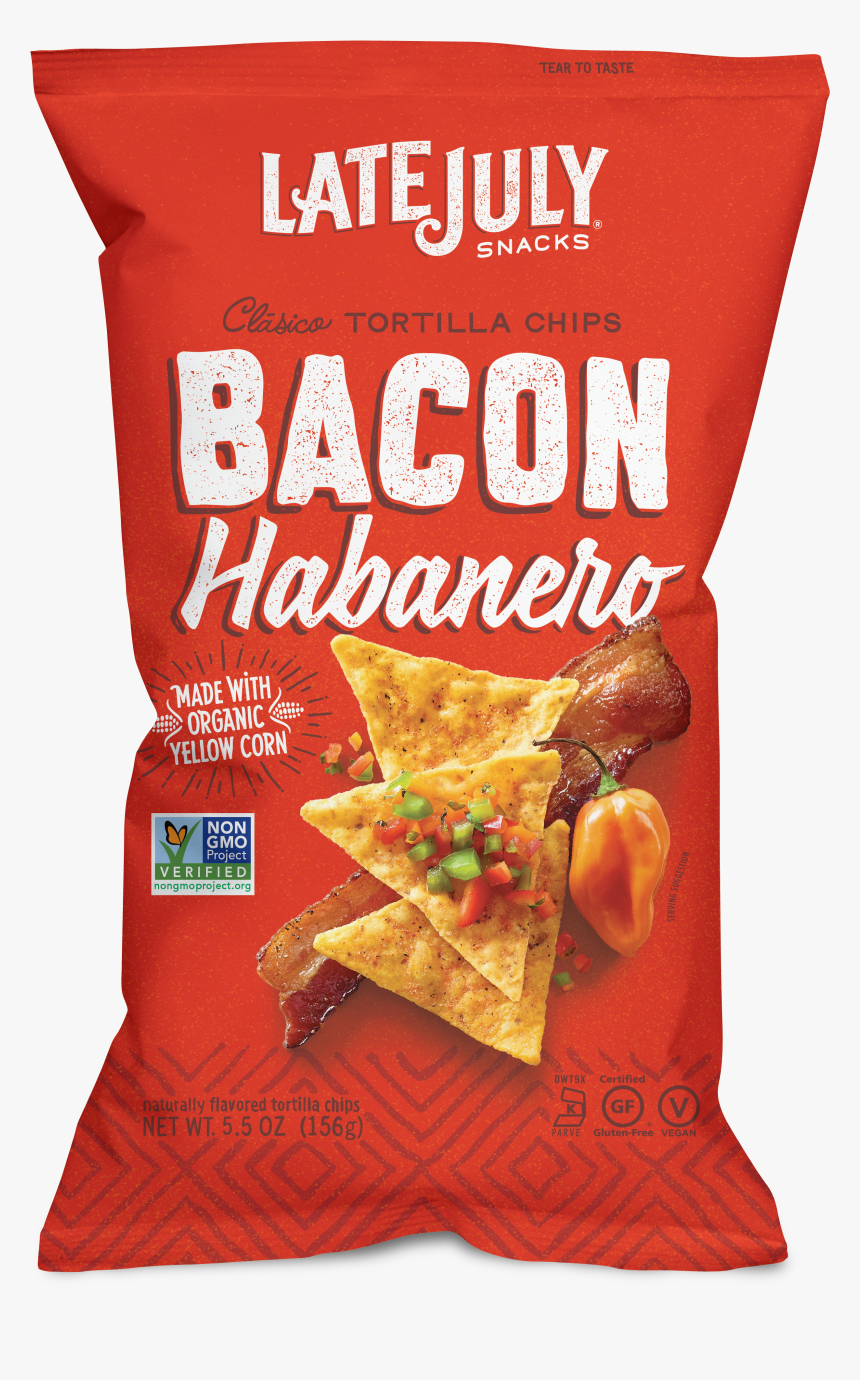 Corn Chips Png - Late July Bacon Habanero Tortilla Chips, Transparent Png, Free Download