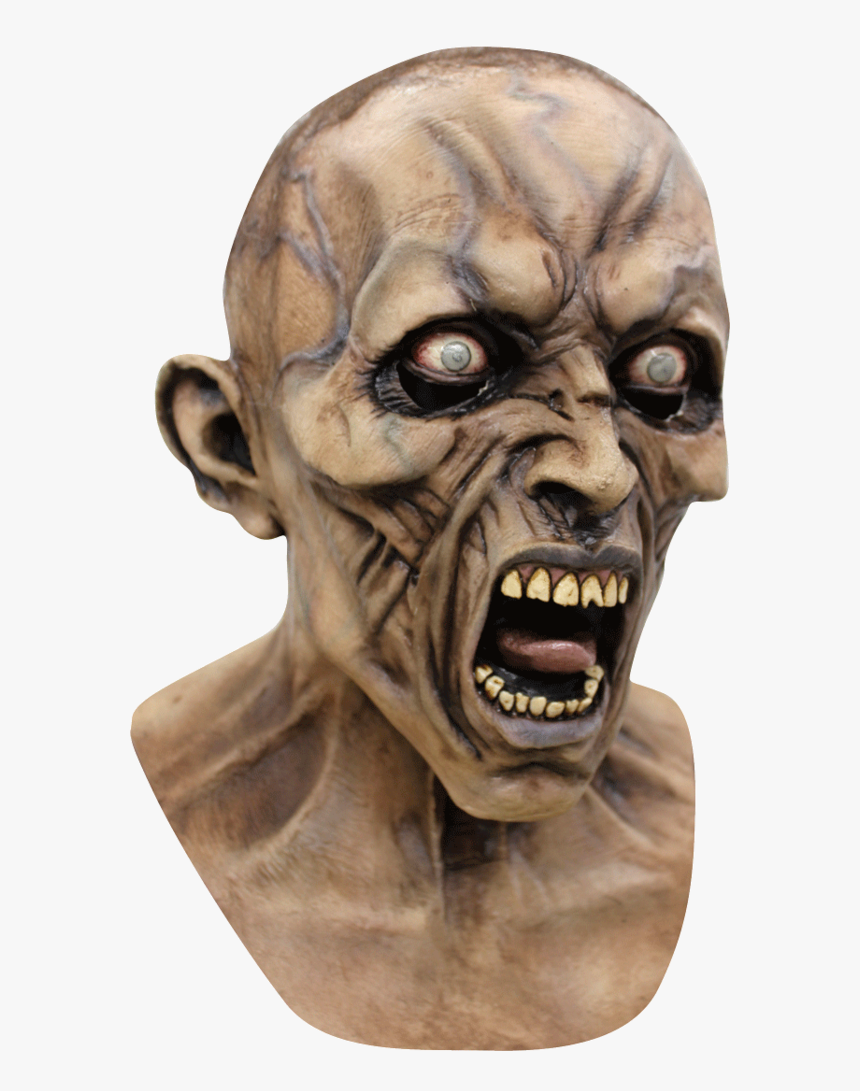 Scream Zombie Mask"
 Class= - Maska Na Halloween Zombie World War, HD Png Download, Free Download