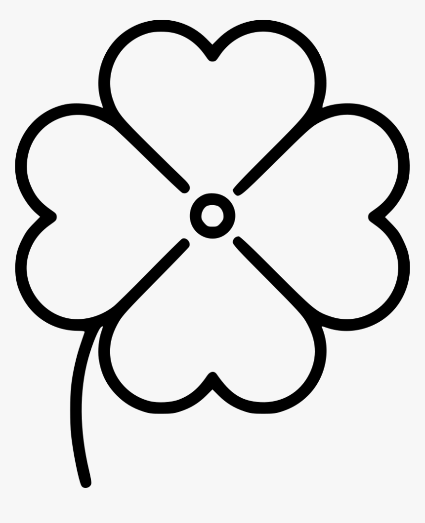 Lucky Clover - White Flower Clip Art, HD Png Download, Free Download