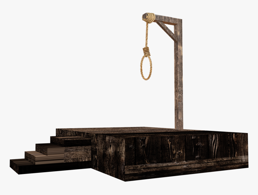 Gallows Hang Penalty Capital Punishment Judgment - Gallows Png, Transparent Png, Free Download