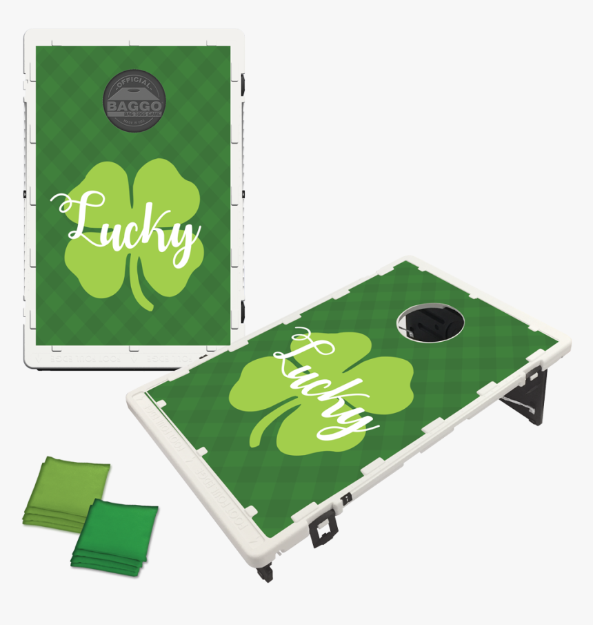 Lucky Clover Bean Bag Toss Game By Baggo"
 Title="lucky - Philadelphia Eagles Cornhole Skin, HD Png Download, Free Download
