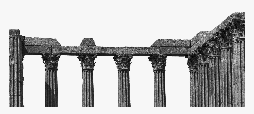 Transparent Roman Column Png - Roman Temple Of Évora, Png Download, Free Download