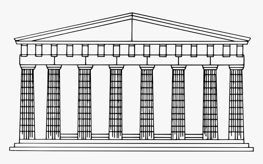 Doric Temple - Greek Architecture Doric Style, HD Png Download, Free Download