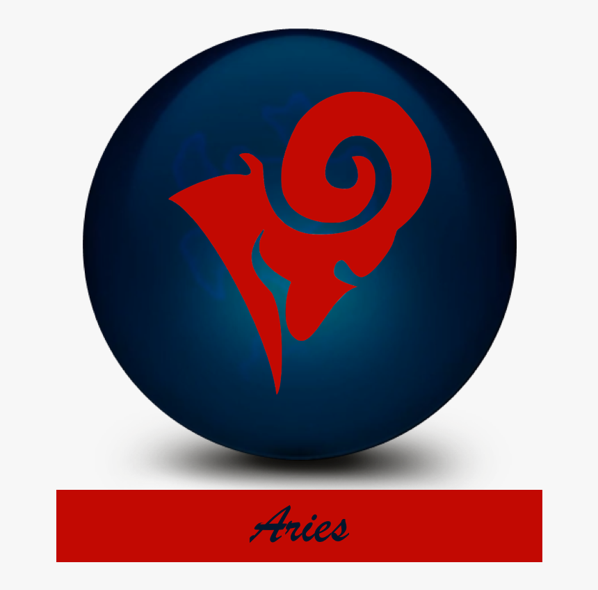 Aries Orb Colour Text - Aries Symbol In Red Colour, HD Png Download, Free Download