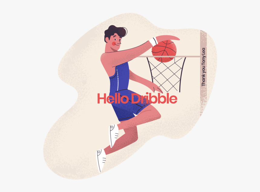 Hello Dribble Illustration - Basketball, HD Png Download, Free Download