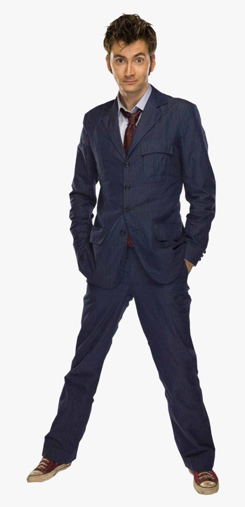 David Tennant Doctor Who Blue Suit, HD Png Download, Free Download