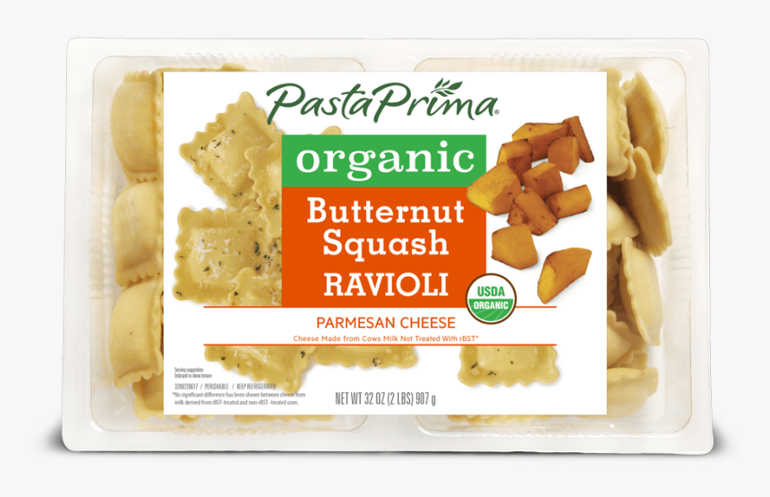 Organic Butternut Squash Ravioli - Pasta Prima, HD Png Download, Free Download