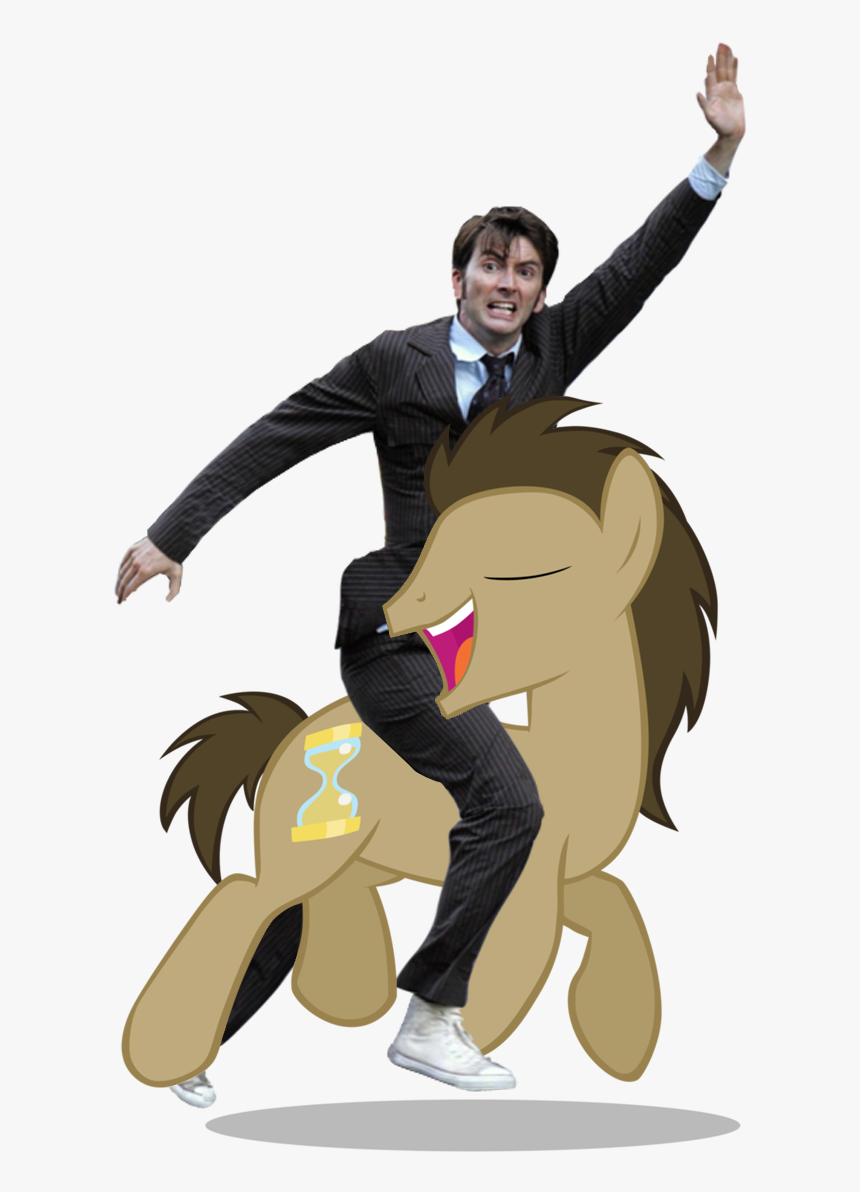 The Doctor David Tennant Rainbow Dash First Doctor - David Tennant In Places He, HD Png Download, Free Download