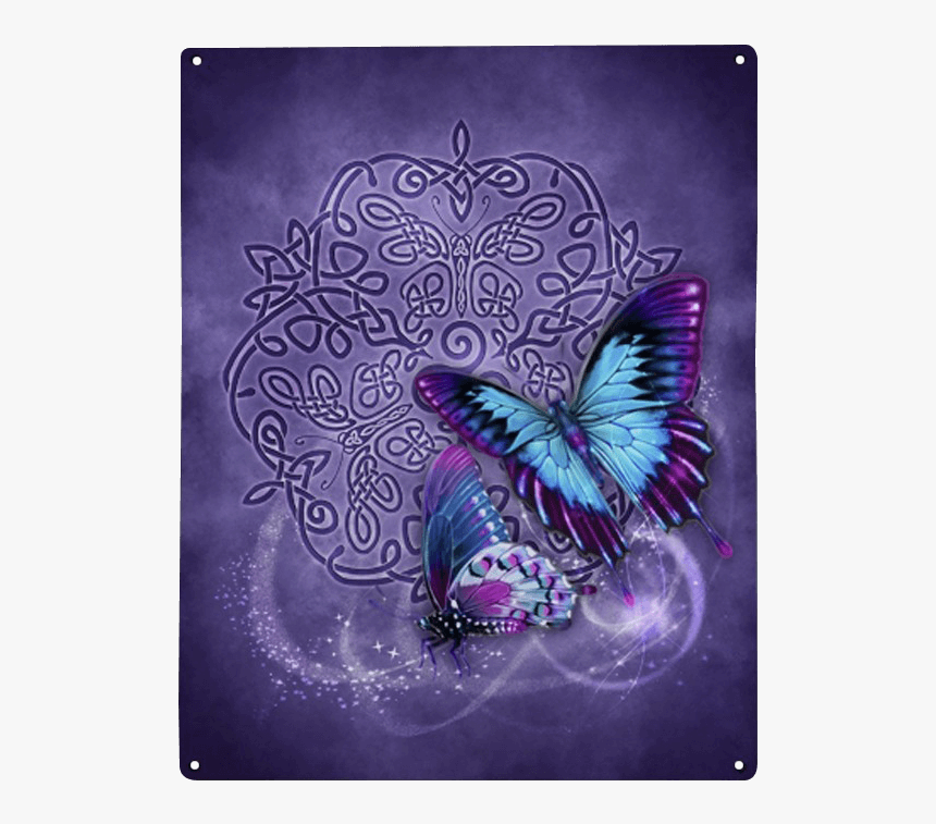 Celtic Butterfly Metal Sign - Butterfly, HD Png Download, Free Download