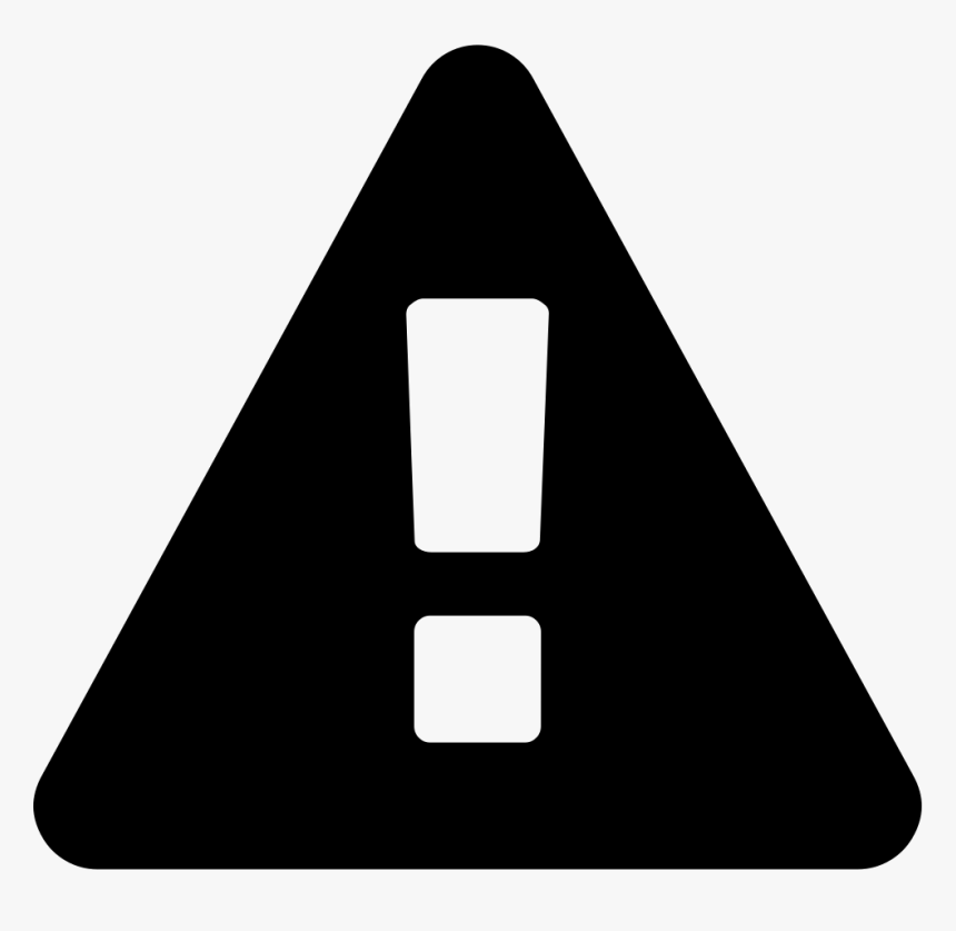 Warning Sign On A Triangular Background - Warning Svg Icon, HD Png Download, Free Download