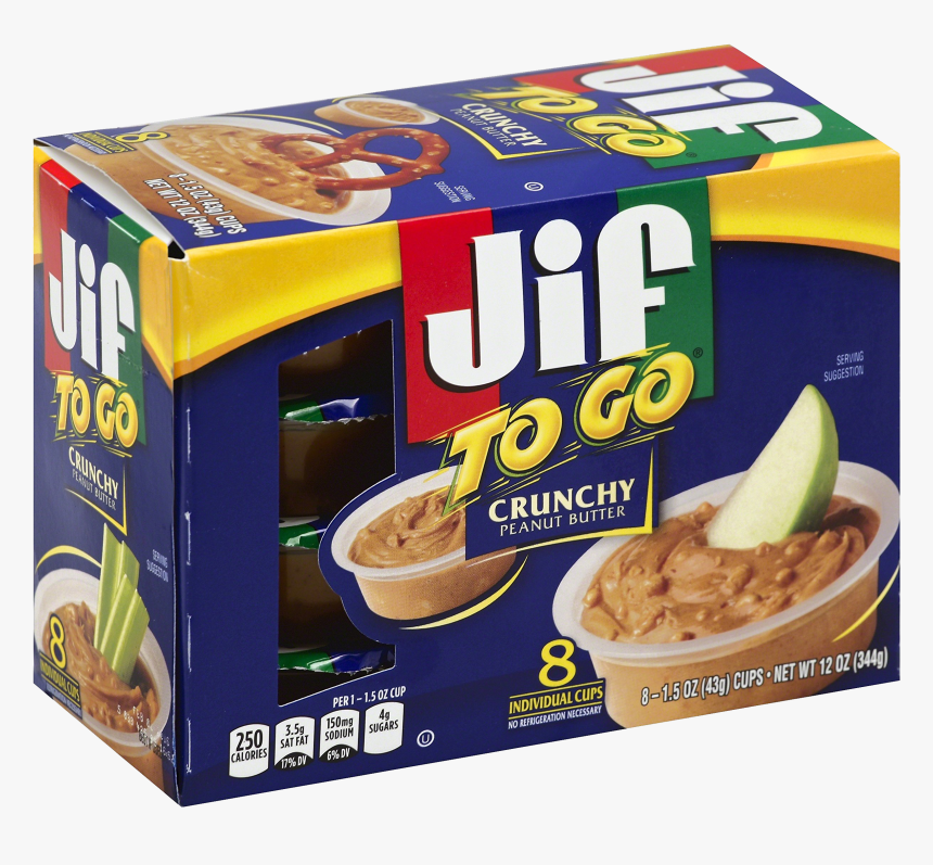 Transparent Jif Peanut Butter Png - Peanut Butter To Go Packs, Png Download, Free Download