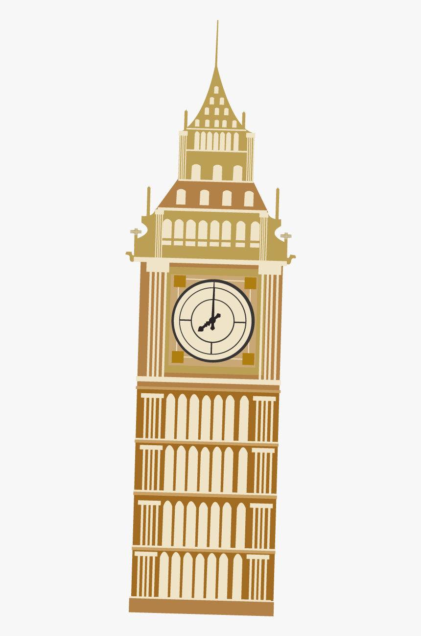 Cartoon Clock Tower Big Ben, HD Png Download, Free Download