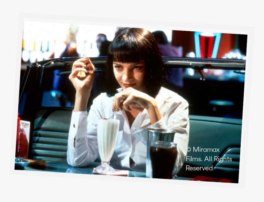 Pulp Fiction Uma Thurman Outfit, HD Png Download, Free Download