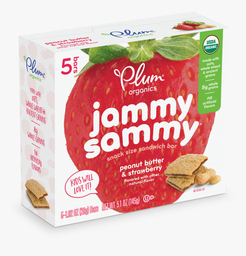 Jif Peanut Butter Png -jammy Sammy Strawberry Jam Peanut - Plum Jammy Sammy, Transparent Png, Free Download