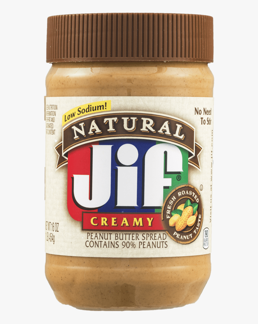 Peanut Butter Jif Natural, HD Png Download, Free Download