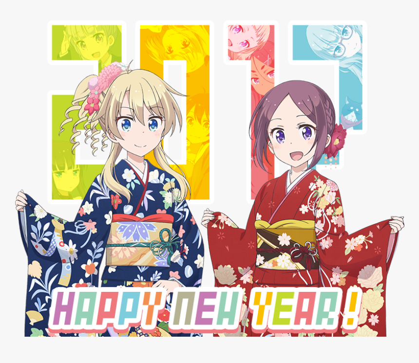 New Game - 謹賀 新年 アニメ 2018, HD Png Download, Free Download