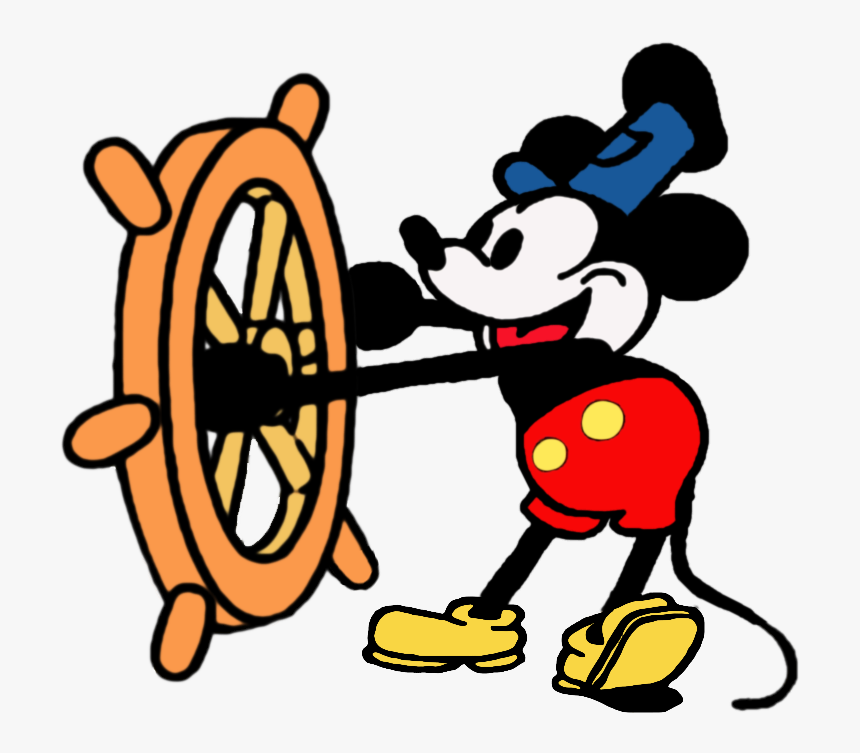 Vintage Mickey Mouse Steamboat, HD Png Download, Free Download