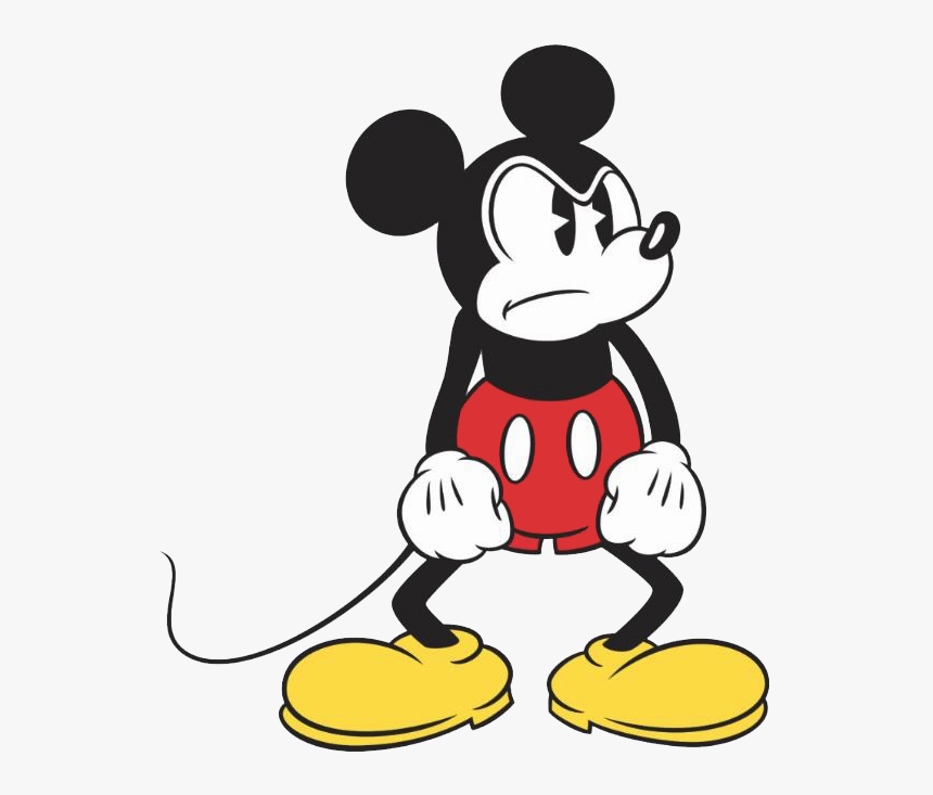 Legs Clipart Mickey Mouse - Old Mickey Mouse Mad, HD Png Download - kindpng...