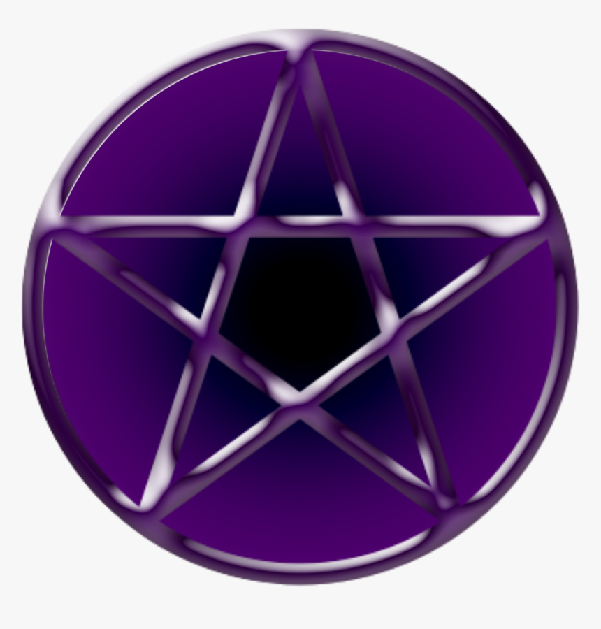 Pentacle Png Transparent Images - Purple Pentagram Png, Png Download, Free Download