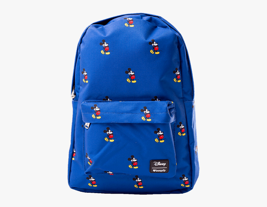 Mickey Mouse Blue Backpack, HD Png Download, Free Download