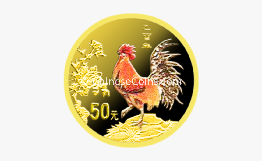 2005 Tenth Oz Gold Rooster Color Rev - Rooster, HD Png Download, Free Download