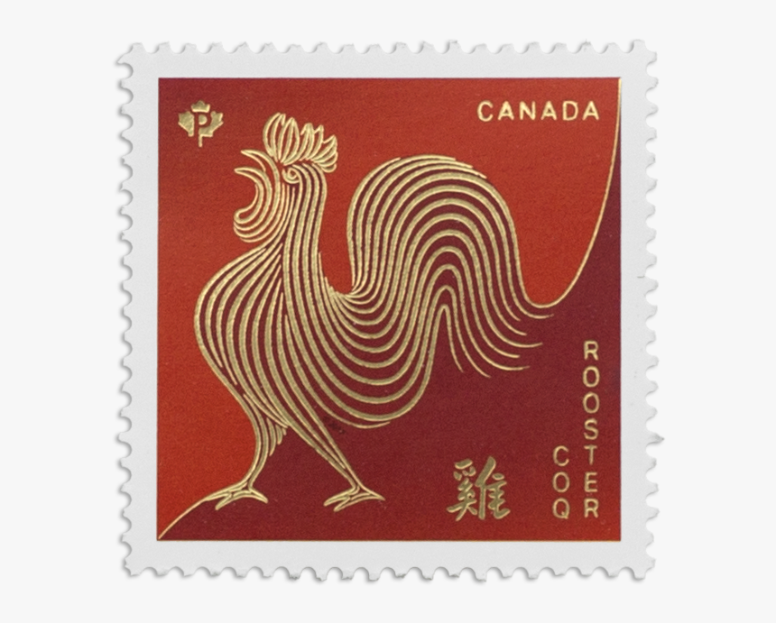 Canadian Stamp For The Year Of The Rooster - Turkey, HD Png Download, Free Download