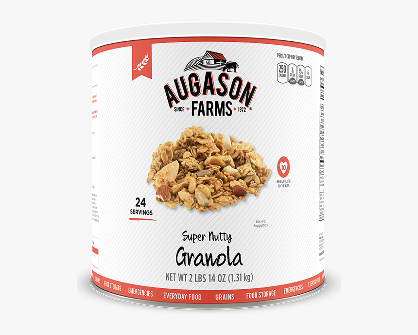 Augason Farms® Super Nutty Granola - Augason Farms, HD Png Download, Free Download