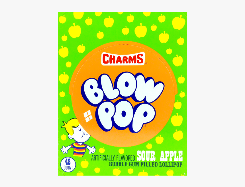 Blow Pops Sour Apple 18g - Charms Blow Pop Sour Apple, HD Png Download, Free Download