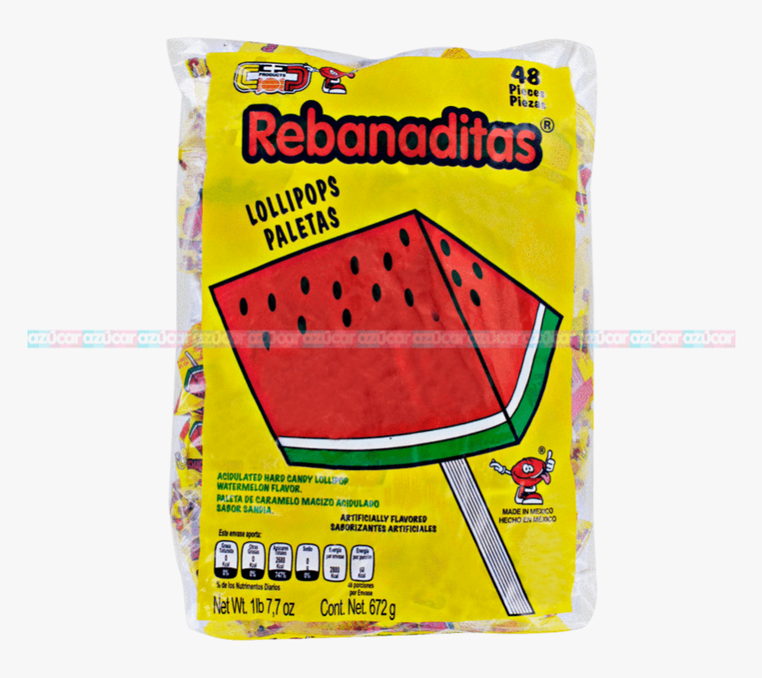 Transparent Sandia Png - Rebanaditas Paletas De Sandia, Png Download, Free Download