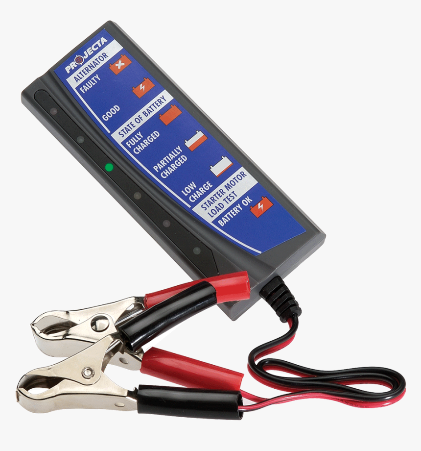 Battery And Alternator Tester - Automotive Battery, HD Png Download, Free Download