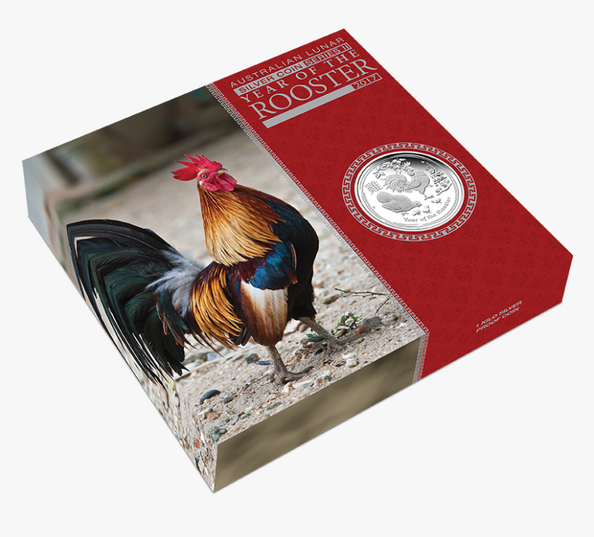 Year Of The Rooster - 2017 Kilo Gemstone Year Of The Rooster Coin, HD Png Download, Free Download