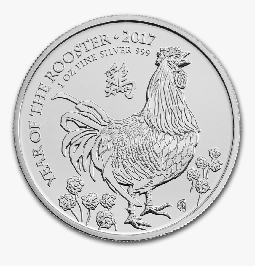 2017 Lunar Year Of The Rooster 1 Oz Silver, HD Png Download, Free Download